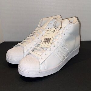 *NIB* Adidas Pro Model FY1852 - WHT/WHT/WHT - MENS SIZE 10